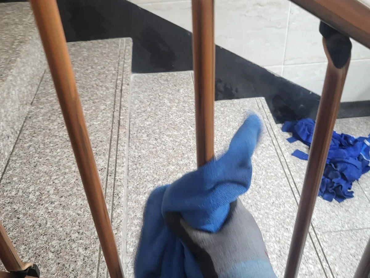 광진구 자양4동 빌라 난간·손잡이 위생청소 사례 - 행진크린